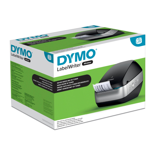 DYMO LABELWRITER WIRELESS STAMPANTE TERMICA PORTATILE PER ETICHETTE NERO/ARGENTO